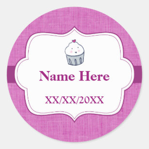 Sticker Rond Fabriqué avec amour