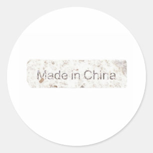 Sticker Rond Fabriqué En Chine