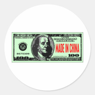 STICKER ROND FABRIQUÉ EN CHINE