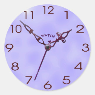 Sticker Rond face_03 de l'horloge