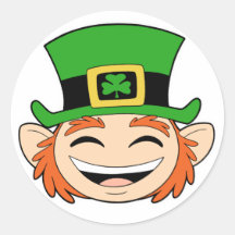 Face de Leprechaun mignon