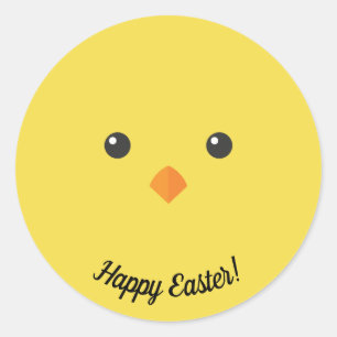 Sticker Rond Face de poule