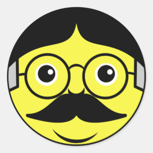 Sticker Rond Face occidentale