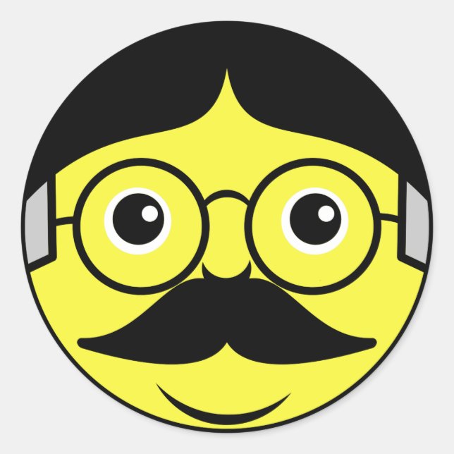 Sticker Rond Face occidentale (Devant)