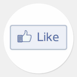 Sticker Rond Facebook