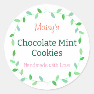 Sticker Rond Facile à Customiser Cuisine pâtissière maison