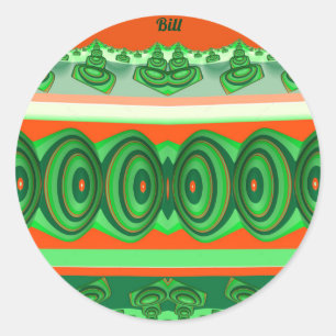 STICKER ROND FACTURE ~ NOËL ~   