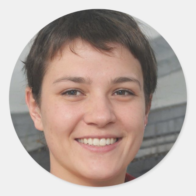 Sticker Rond Faire un compte quotidien (Devant)