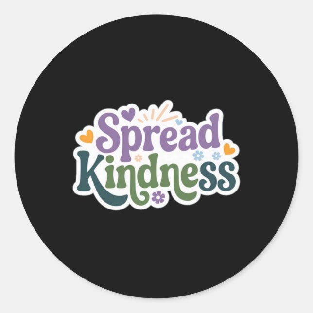 Sticker Rond Faire une différence - Séparer l'autocollant de do (Devant)
