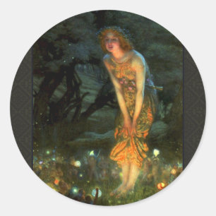 Sticker Rond Fairy Circle Fairies Midsummer Eve