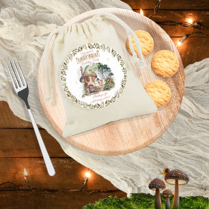 Sticker Rond Fairy First Woodland Animaux Champignons 1er anniv