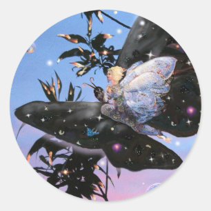 Sticker Rond Fairy Flight !