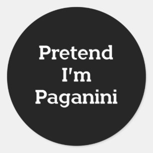 Sticker Rond Fais comme si je suis la fête d'Halloween de Pagan