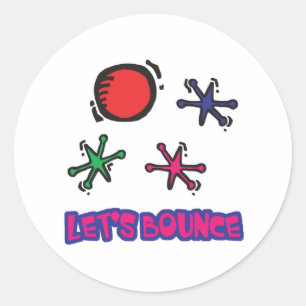 Sticker Rond Faisons des jumping jacks Jax