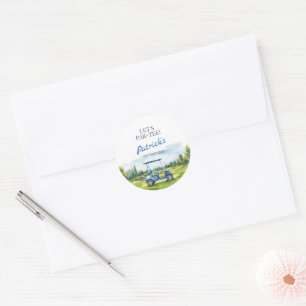 Sticker Rond Faisons la fête au golf pour tous les âges