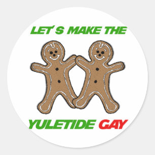 STICKER ROND FAISONS L'HOMOSEXUEL DE NOËL - .PNG