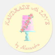 FAIT à la main avec AMOUR gâteau de niveau personn