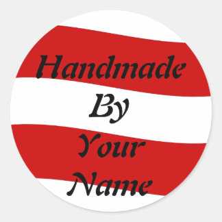Sticker Rond Fait à la main par Modèle