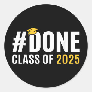 Sticker Rond Fait Cl De 2025 Cadeaux De Diplôme Supérieur Diplô