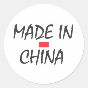 STICKER ROND FAIT EN CHINE