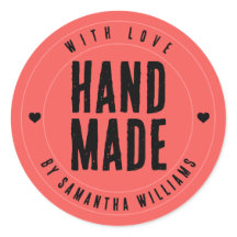 Fait main avec Amour Artisanal Corail Rose Personn