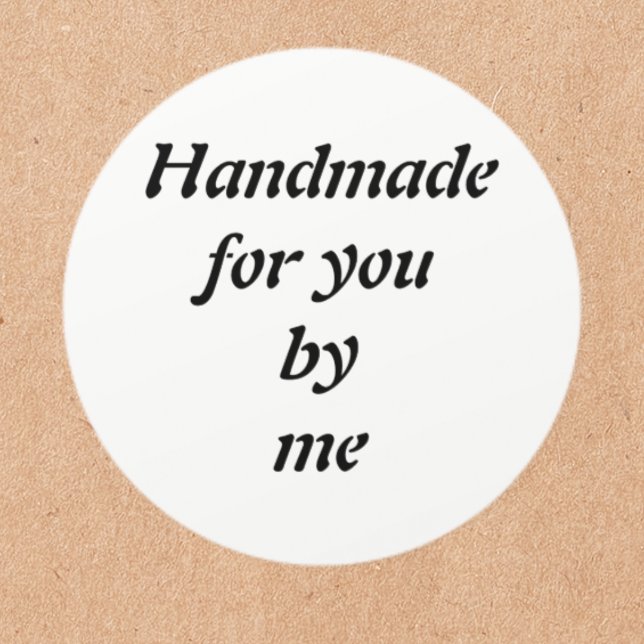 Sticker Rond Fait main personnalisable (Créateur téléchargé)