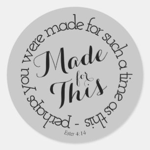 Sticker Rond Fait pour cela