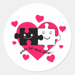 Sticker Rond Fait pour l'autre !