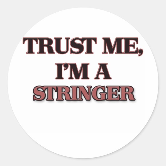 Sticker Rond Faites-moi confiance JE SUIS UN PLUS FORT (Devant)