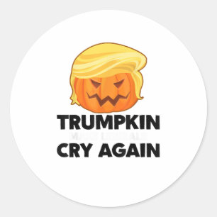 Sticker Rond Faites pleurer à nouveau les libéraux Trumpkin Hal