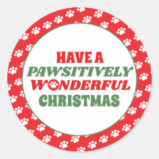 Sticker Rond Faites un Noël à la beauté de la pudeur