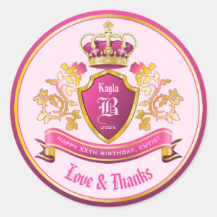 Sticker Rond Faites votre propre amour & Merci Manteau d'armoir