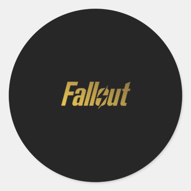 Sticker Rond Fallout - Welcome To Fabulous New Vegas  (Devant)
