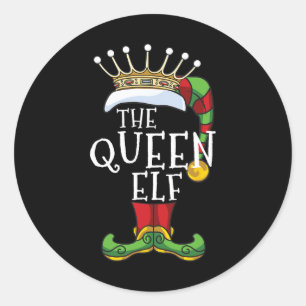 Sticker Rond Famille des elfes de la reine qui correspond au gr