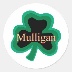 Sticker Rond Famille Mulligan