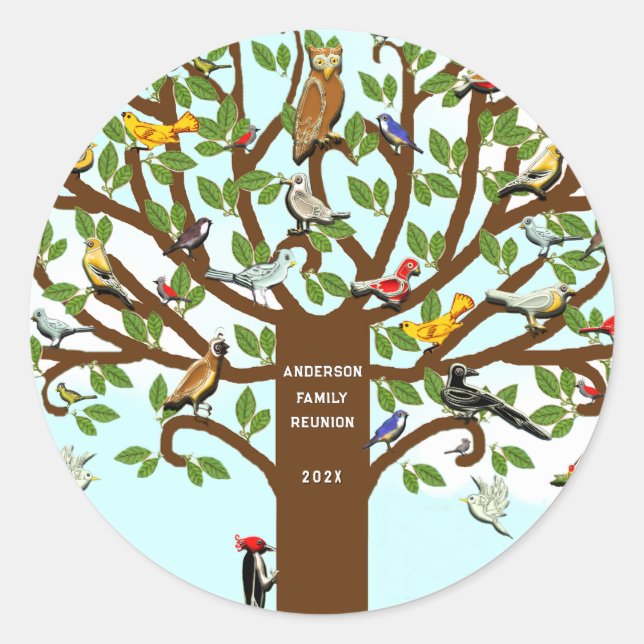 Sticker Rond Family Reunion (Devant)