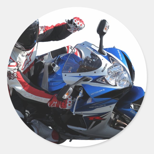 Sticker Rond fan de Suzuki Gixxer (Devant)
