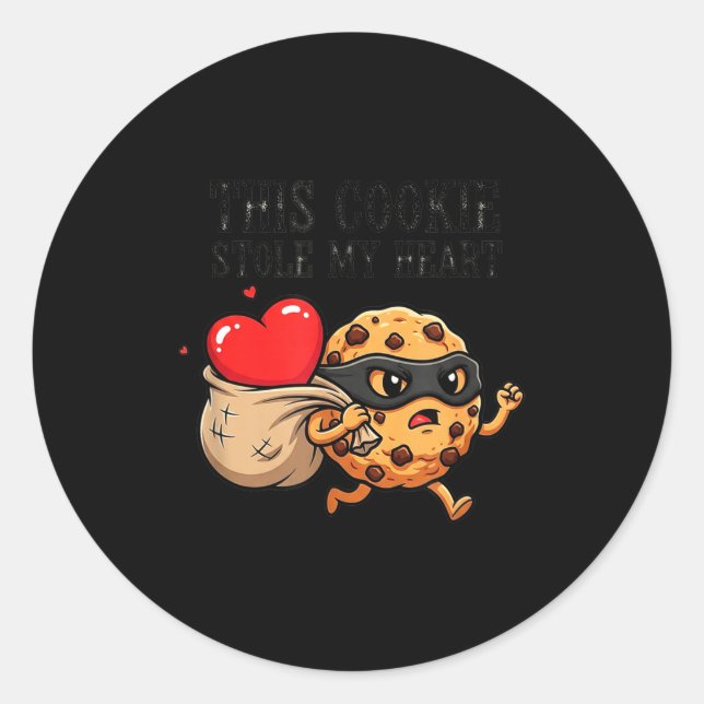 Sticker Rond Fanny Cookie Day National Chocolate Chip Designer  (Devant)