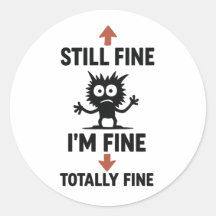 Fantastique T-shirt "I’m Fine" Flèches