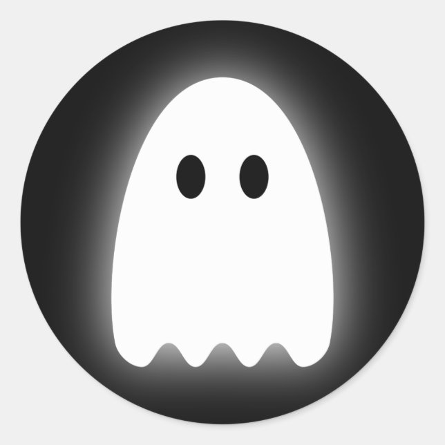 Sticker Rond Fantôme (Devant)