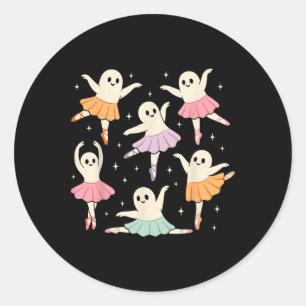 Sticker Rond Fantômes Fantômes Femmes Chemises