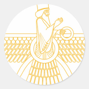 Sticker Rond Faravahar