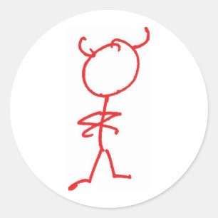 Sticker Rond Farceur de Simon