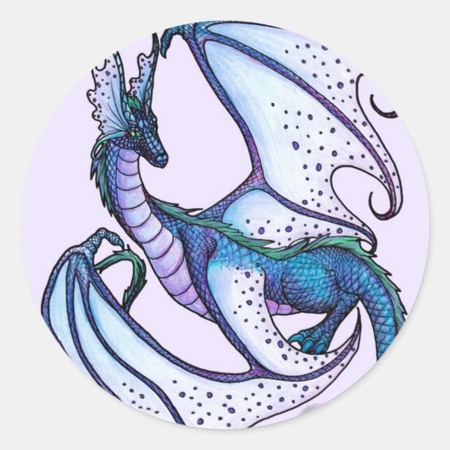 Sticker Rond Fariy Dragon (Devant)