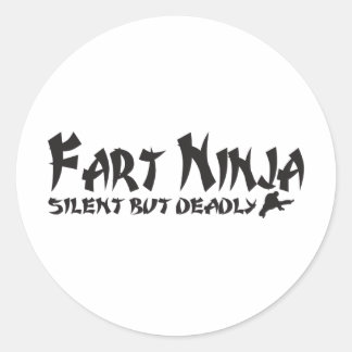 STICKER ROND FART NINJA