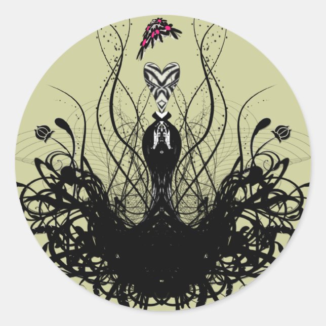 Sticker Rond Fashion Diva (Devant)