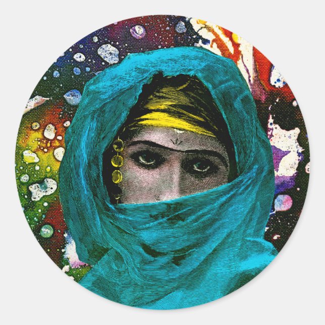 Sticker Rond Fatima par Michael Moffa (Devant)