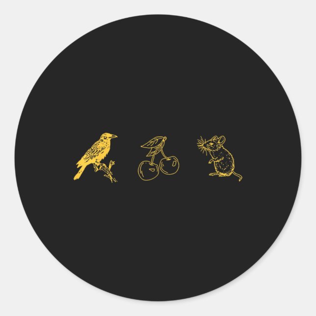 Sticker Rond Fauteuil Expert Merch Funny Fauteuil Expert (Devant)