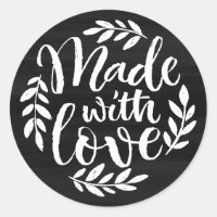 Faux Chalkboard Lettres Fabriquées Avec Amour