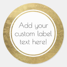 Faux Gold Leaf Custom Craft Favoriser Mariage